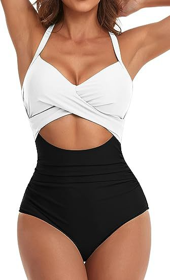 Cross-Back Swimsuit
