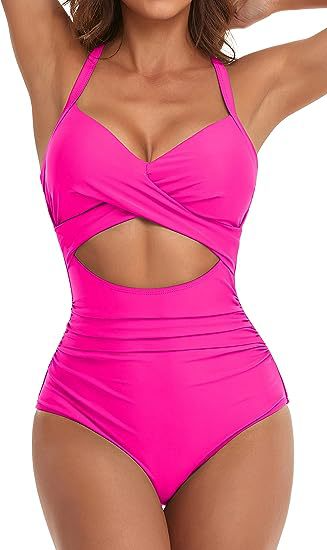 Cross-Back Swimsuit