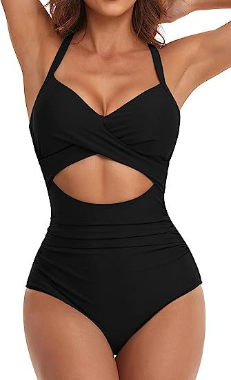 Cross-Back Swimsuit